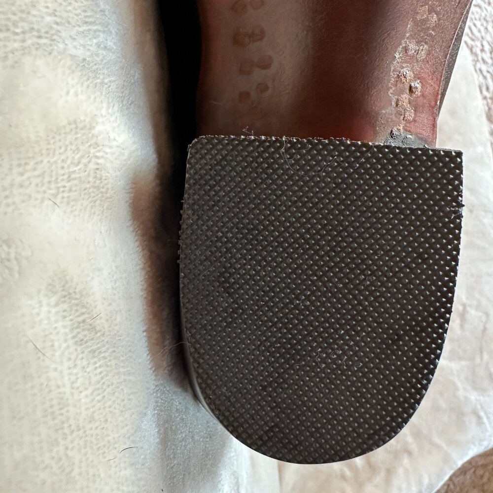 RARE VTG Lucchese Classics Buffalo Teak Buff Triad Cowboy Boots Womens 8 B - Picture 7 of 13